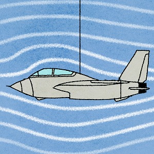 見えない空気を可視化　衝撃波の分析で機体の改良点を探る