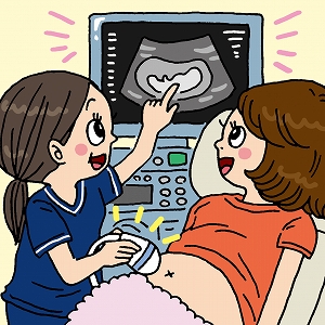 妊娠時の変化を見える化！　超音波で自分の身体を知る