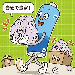 安価で資源豊富な元素を用いて次世代蓄電池を作る！