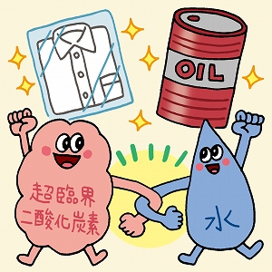 次世代型界面活性剤で、汚れを溶かす！