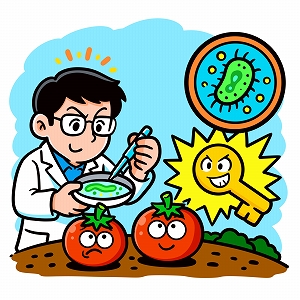 農作物を病気から守るカギは微生物だった！