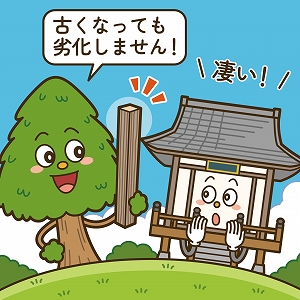 木材は1000年もつってほんと？　木材と時間の科学