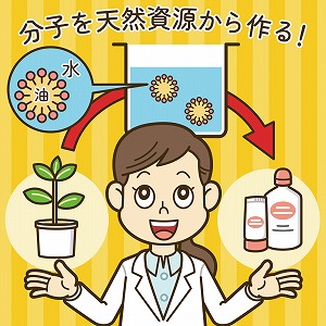 天然由来の分子から世の中にない有機化合物を作る！