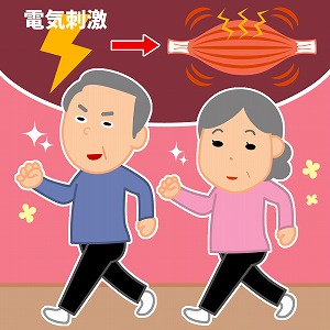 「電気」で挑む　動けない時期の筋肉減少への取り組み