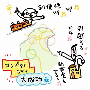 コンパクトシティで日本の豊かな未来をつくる！