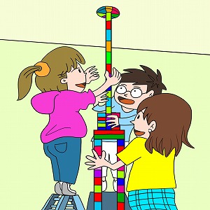 一緒に「柱」を作ると、建築が見えてくる