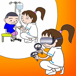 VRを使った教育で、子どもに向き合う小児看護人材を育てる
